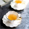 thumbnail image 2 of High - Grade Painted Gold Ceramic Coffee Cup Flower Tea Set For Afternoon Tea, 2 of 4