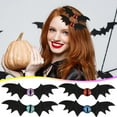 thumbnail image 2 of Halloween Hair Clips for Women Girls, Devil eye Hair Claw, Costume Cosplay Halloween Hair Accessories Gifts, Devil Horns Wings, 2 of 9