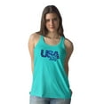 thumbnail image 2 of Usa 4Th  July Racerback Tank Women -Image by Shutterstock, Female Small, 2 of 4