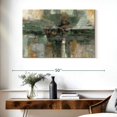 thumbnail image 3 of Elephant Stock Morning Fjord Rifle Green Wall Art - Horizontal Canvas Wall Art - Living Room Wall Decor - Abstract Canvas - Green And Gray Decor By Silvia Vassileva - 39" x 26", 3 of 8