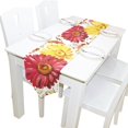 thumbnail image 5 of EREHome Yellow And Red Daisy Table Runner Table Top Decoration Home Decor 13x90 inches, 5 of 5