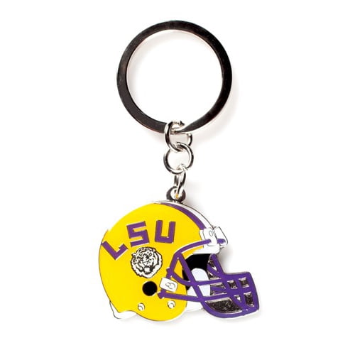 LSU Enamel Helmet Keychain 