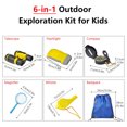 thumbnail image 3 of Ensemble de Jumelles Exploration Extérieure Cadeau Éducatif pour Jeunes Enfants pour Camping Randonnée, 3 of 7
