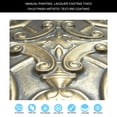 thumbnail image 4 of Embossing ceiling tiles Vintage ceiling panels for Cafe Club HOTEL PL07 Ancient gold 10Pcs/pack, 4 of 10