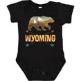 thumbnail image 3 of Inktastic Wyoming Vacation Bear Silhouette Boys or Girls Baby Bodysuit, 3 of 5