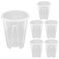 thumbnail image 2 of MOVTOTOP 6pcs Clear PP Orchid Pots for Home Use with Drainage Holes and Root Inspection Design 6 pcs, 2 of 8