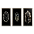 Designart "Monochrome Elegance of an African Tribal Mask IV" African