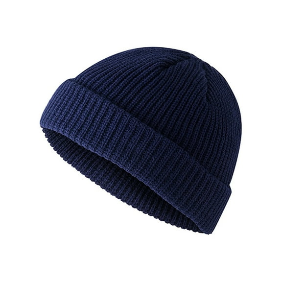 TELOLY Men's Boys Knitted Sports Retro Beanie Hats Winter Jogging Baggy Outdoor Caps