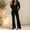 Army Green, variant on Kyntgho Women's 2 Piece Velour Tracksuit, Full Zip Hooded Jacket and Wide Leg Pants, Long Sleeve Casual Lounge Set