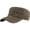 Khaki, variant on Byfri Studded Cadet Cap Black Cotton Adjustable Flat Top Hat for Men Women Streetwear