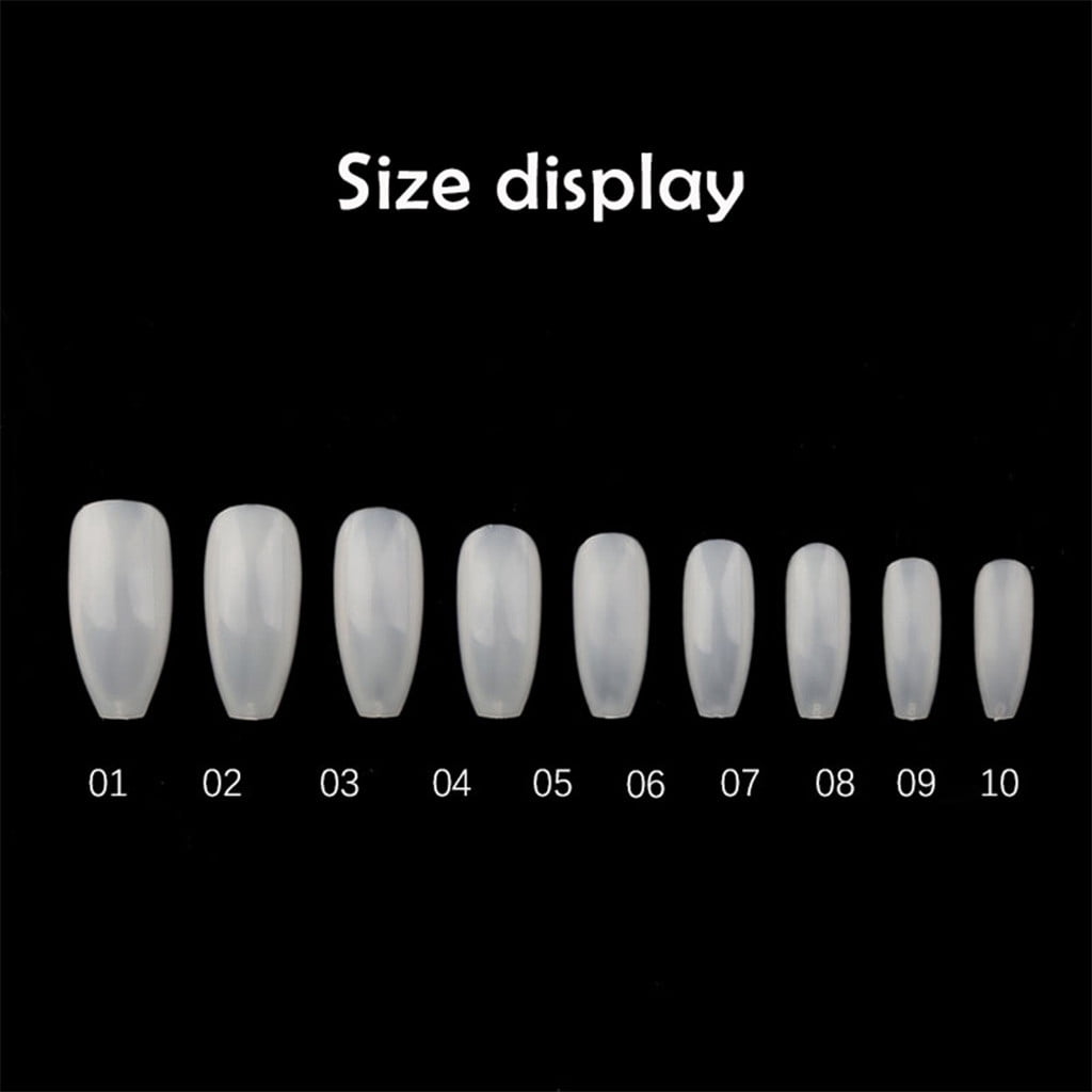 Coffin Clear Nail Tips Long Heart on Nails Cre8tion Nail Tips 600 Short Coffin Tips Acrylic Hand Practice Nail Tips Nail Acrylic Practice Hand Nail Tips Short French Nail Tips Half Cover