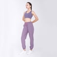 thumbnail image 3 of Pantalones deportivos holgados de talla grande para mujer, pantalones de secado rápido para fitness, pantalones de yoga y running de cintura alta, 3 of 5