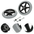 thumbnail image 1 of COMPUKAS 2pcs Drive Front Wheels Multi Color Directional Control Stable Ride for Elderly Users, 1 of 8