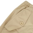 thumbnail image 6 of Women's Work Pants Women's Casual Elastic Tie Waist Loose Long Pants With Pocket Full Length Pants Khaki S, 6 of 6