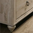 thumbnail image 6 of Roundhill Imerland Contemporary White Wash Finish 7-Drawer Dresser and Mirror, 6 of 9