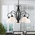 thumbnail image 6 of Livex Lighting Brookside Chandelier in Black, 6 of 7