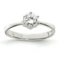 thumbnail image 1 of 925 Sterling Silver Cubic Zirconia Ring, 1 of 2