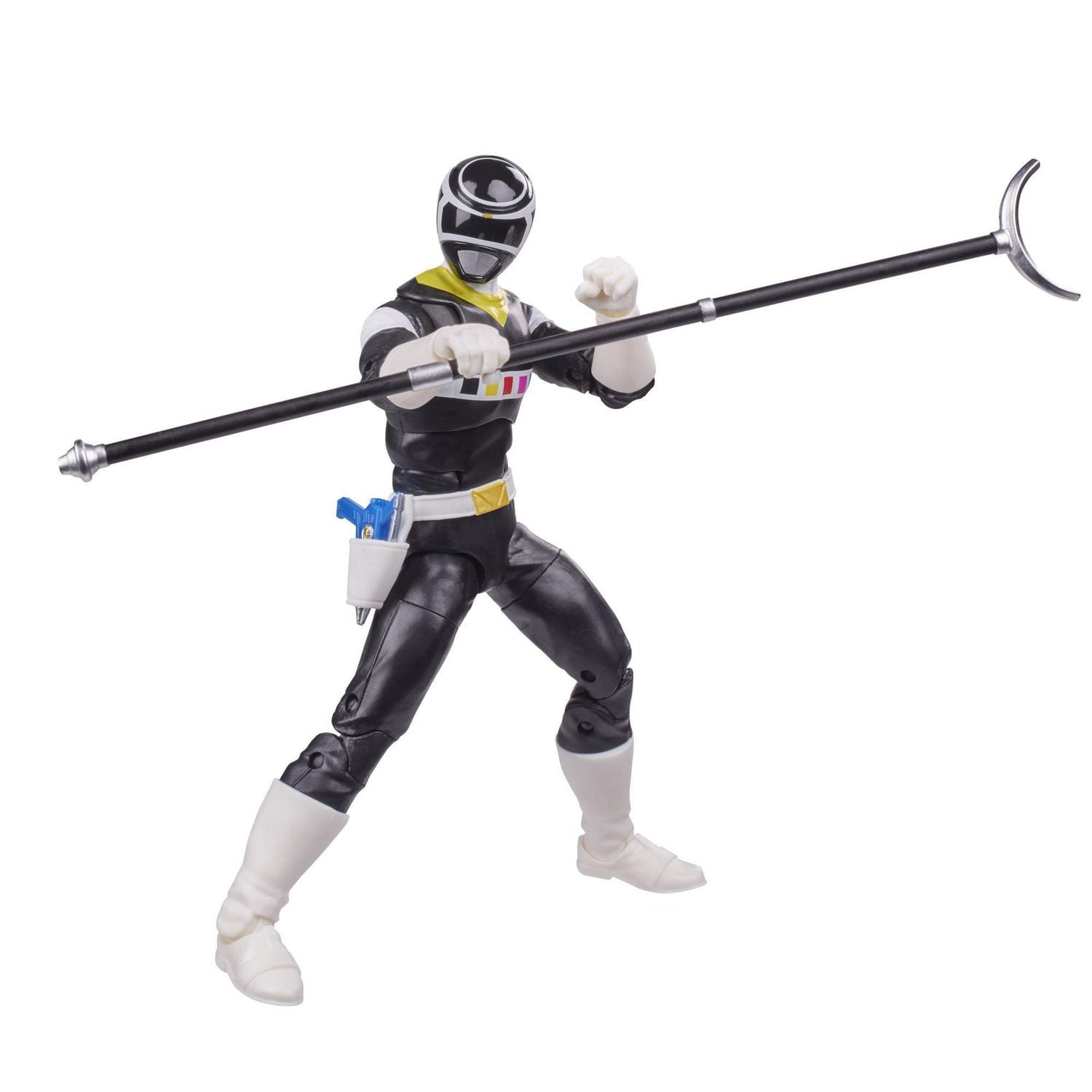 Power Rangers Lightning Collection, figurine haut de gamme du Ranger noir In Space de 15 cm, avec accessoires