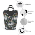 thumbnail image 4 of KLL Cute Sloth Laundry Hamper,Large Canvas Fabric Lightweight Storage Basket Toy Organizer Dirty Clothes Collapsible Waterproof, 4 of 6