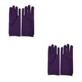 thumbnail image 2 of Yuarrent Spandex Guante Mujer Mano Lleva Manos Accesorios Multicolor Multifuncional Cosplay Ropa para Fiesta Nocturna Rojo Púrpura de uva 2piezas Yuarrent CBP362391, 2 of 6