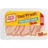 Oscar Mayer Deli Fresh Honey Uncured Sliced Ham Deli Lunch Meat Family Size, 16 oz Plastic Package