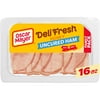 Oscar Mayer Deli Fresh Honey Uncured Sliced Ham Deli Lunch Meat Family Size, 16 oz Plastic Package
