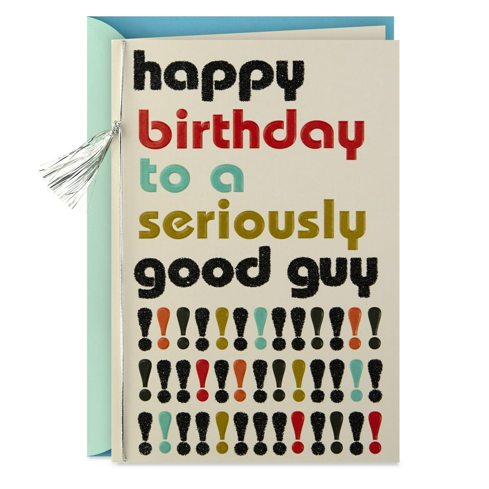 Hallmark Birthday Card for Him Seriously Good Guy