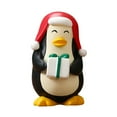 thumbnail image 1 of Manunclaims Christmas Santa Claus Snowman Penguin Ornament Realistic Looking Bright Color Anti Fade Xmas Scene Decoration Children Toy Doll, 1 of 8