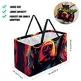 thumbnail image 2 of Dog Retro Versatile Oxford Cloth Reusable Storage Box - Foldable, Large Capacity Beach Bag, Shopping Bag, and Decorative Box, 2 of 7