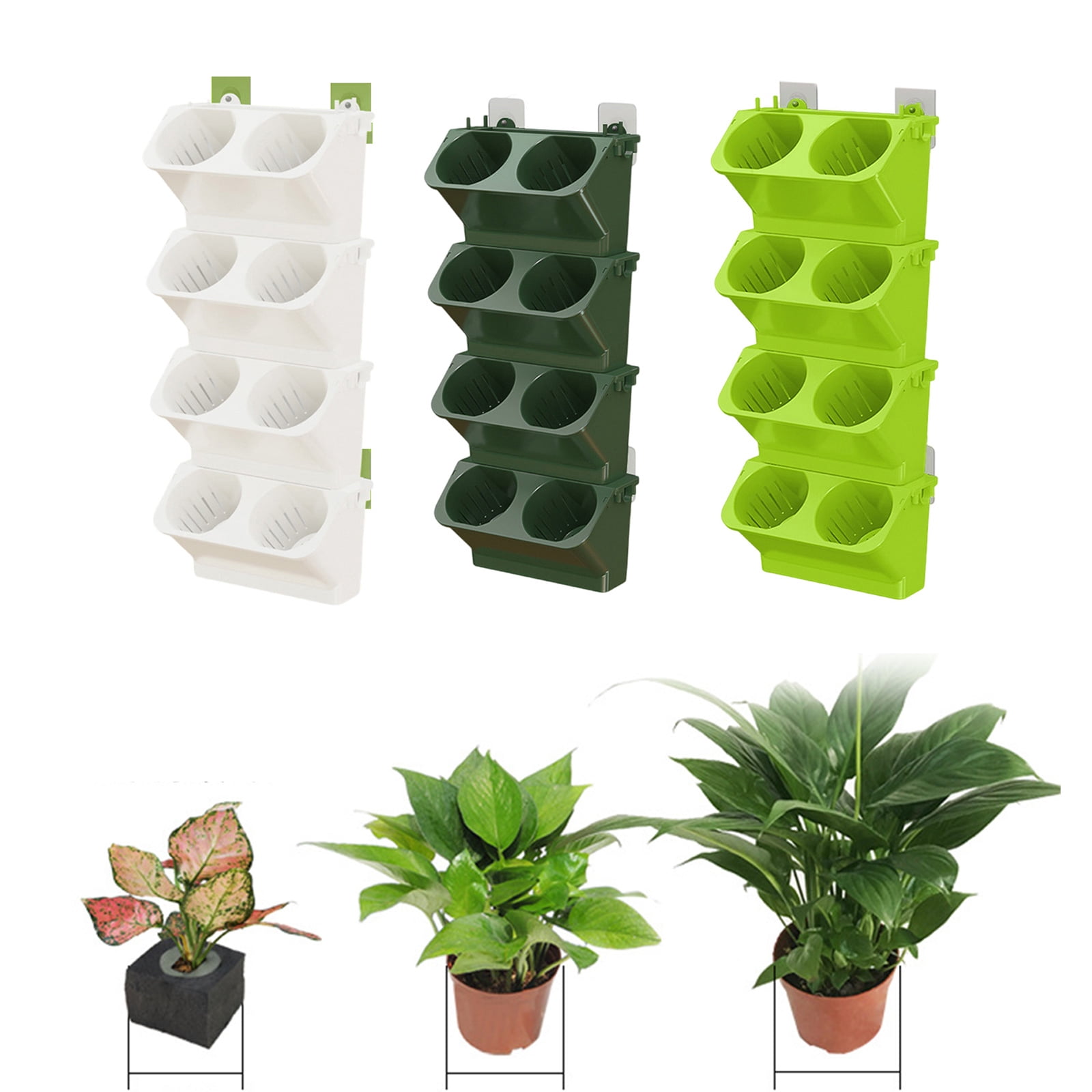 Creative SelfWatering Wall Planter for Small Spaces and Balcony Gardening Effective Planting Pots for Balcony