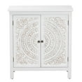 thumbnail image 3 of Bowery Hill Traditional White Finished Wood 2-Door Storage Cabinet, 3 of 10