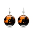 thumbnail image 1 of Pendientes para mujer, regalos para mujer, serie Halloween, joyería francesa con gancho para la oreja, pendientes de cuero, 1 of 2