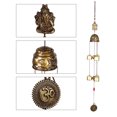 thumbnail image 4 of Bell Shape Feng Shui Bronze Color Bells, Home Decor, Hanging Ornament Door Family For Friend, 4 of 8