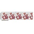 thumbnail image 2 of Floral Fabric by the Yard Upholstery, Romantic Boho Style Narcissus Magic Magnolia Rose Vibrant Pattern Print, Decorative Fabric for DIY and Home Accents, Red Black Grey by Ambesonne, 2 of 4
