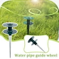 ouytwer Water Pipe Hose Clamp Guide Wheel Garden Water Pipe Guide