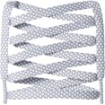 thumbnail image 1 of HWZWT - Lacets Plats Réfléchissants 3M Ronds pour Espadrilles, Chaussures de Sport et Randonnée Blanc 45 Pouces/114cm, 1 of 2