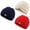 Beige&red&navy, variant on REDESS Baby Kids Winter Warm Hats, Infant Toddler Children Beanie Knit Cap Girls Boys-3 Pack