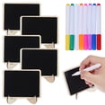 thumbnail image 2 of 1 Ensemble Tableau Noir Mini Tableau Noir Panneaux Petit Tableau Noir Tableau de Table Tableau de Messages Notes de Cuisine Tableau Noir, 2 of 8