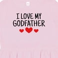 thumbnail image 4 of Inktastic I Love My Godfather Girls Toddler Dress, 4 of 5