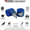 thumbnail image 3 of Fadi Sports 180-inches Blue Mexican Hand Wraps for Boxing & MMA Training - Semi-Elastic Poly-Cotton, 3 of 8