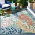 thumbnail image 1 of SAFAVIEH Cabana Oakley Floral Vines Outdoor Area Rug, 1 of 7