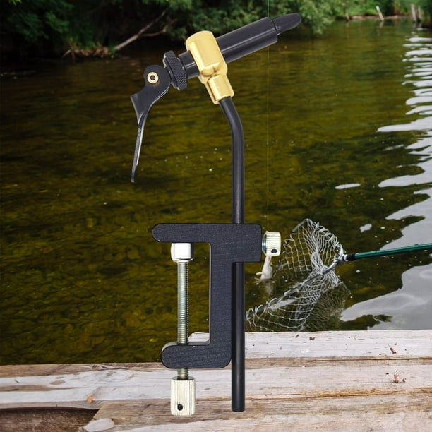 Tornillo Banco Giratorio Amarre Kit Atar Moscas Pesca Kingfisher Bitterroot - Tornillo Giratorio Con Herramientas Kit Principiantes Expertos