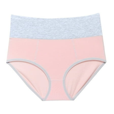 

Qingsaizhen Briefs Soft Briefs Plus Size Lift Butt Contrast Color Panties for Daily Life