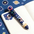 thumbnail image 6 of PoyoKee 0.7mm Colored Pens, 10 Colors Retractable Gel Pens, Cute Character Click Style Pen for Women Men, Office Supplies for Drawing, Astronaut, 6 of 7