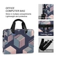 thumbnail image 4 of FORMRS 16" Laptop Bag Carrying Sleeve Case with Handle Travel Shoulder Briefcase, Dark Cubes, 4 of 8
