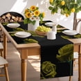 thumbnail image 6 of Placemats Set of 4, Yellow Rose Place Mats Vintage Flower Garden Tablemats Washable Placemat Table Decoration for Kitchen Table Dinner Party Home Decor Indoor Outdoor 13x19 Inch, 6 of 9