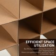 thumbnail image 2 of HLONK5 Pcs Toe Box Wine Bottle Boxes for Moving Corrugated Dividers Packing Medium Beige, 2 of 8
