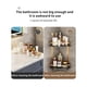 thumbnail image 4 of Wosthever Estante de baño de ducha multiusos y flexible, accesorios de baño, estante de champú de ducha de esquina Juegos de accesorios de baño, 4 of 5