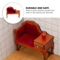 thumbnail image 2 of SHISUYAN Mini House Sofa Ornament Exquisite Mini Sofa with Drawer Mini Furniture Adornment, 2 of 9