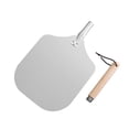thumbnail image 4 of Pizza Peel Almacenamiento fácil para queso, pan, frutas, verduras portátiles versátil Uso de ahorro de ahorro Pizza Pizza Piceta de madera Mango de 28.2 cm, 4 of 8